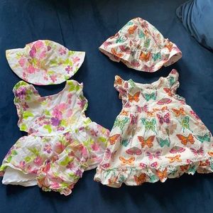 0-3 Month Summer Dresses for Girls